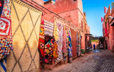 Beautiful scenic view in Marrakech