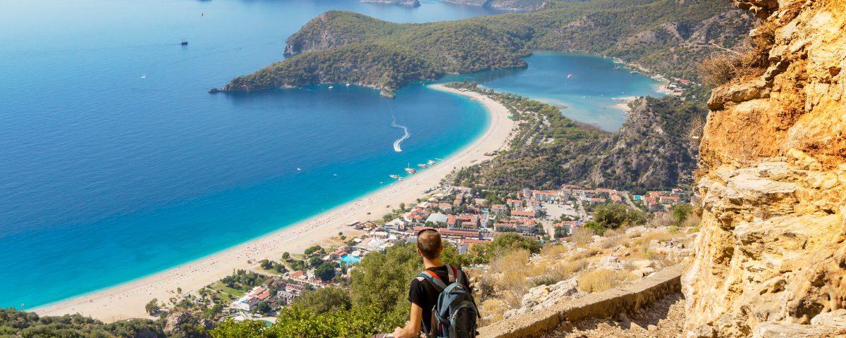 A beautiful view from the Lycian Way trail in Antalya