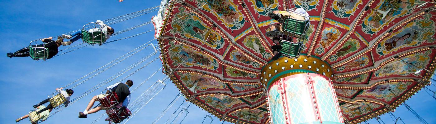 Kettenkarussell ride at Oktoberfest