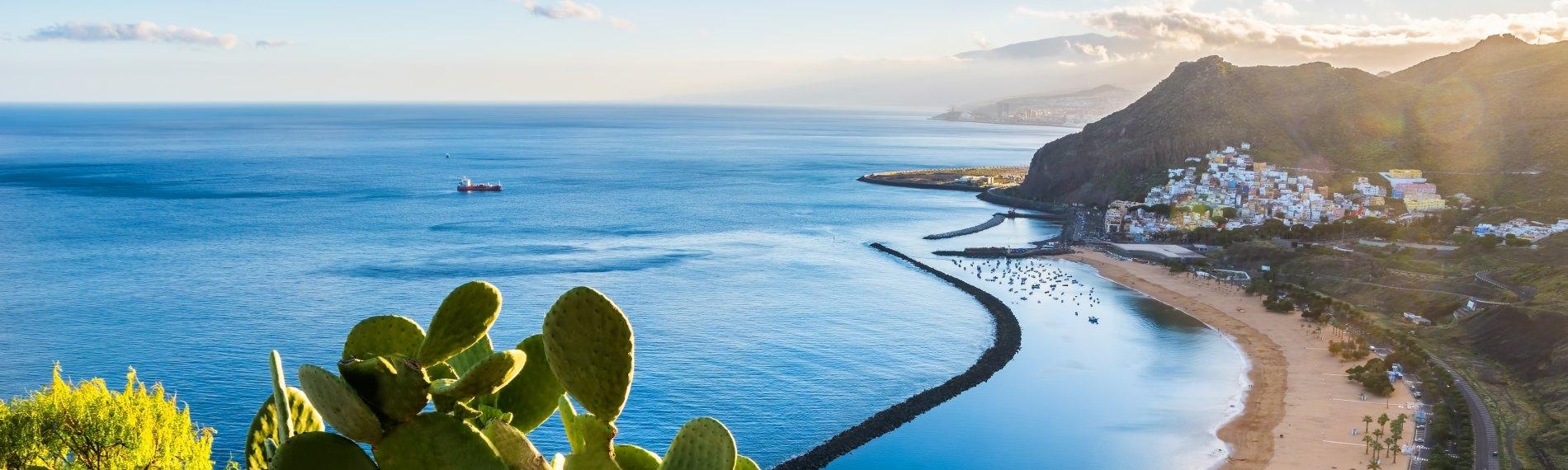 Playa de las Teresitas,  a beautiful beach in Tenerife