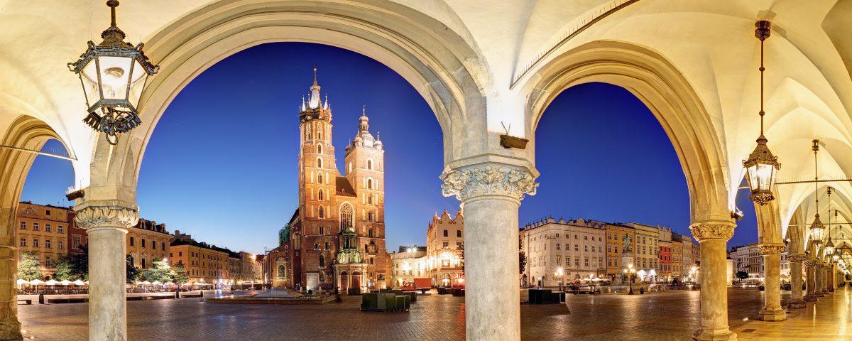 Experience the buzz of Krakow Old Town, one of the top New Year holiday destinations