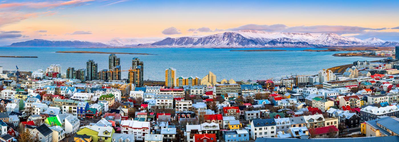 Skyline of Reykjavik, Iceland