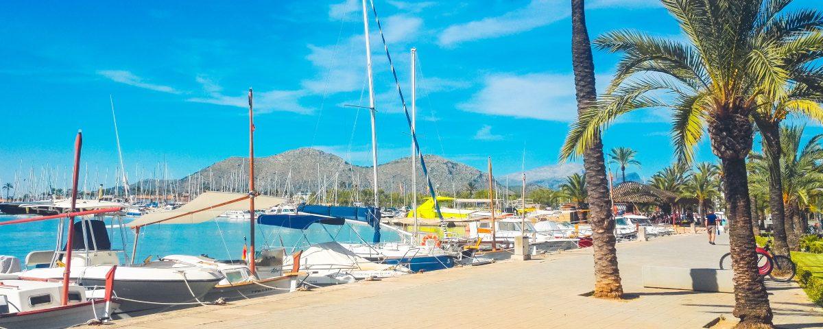 A view of Alcudia marina 
