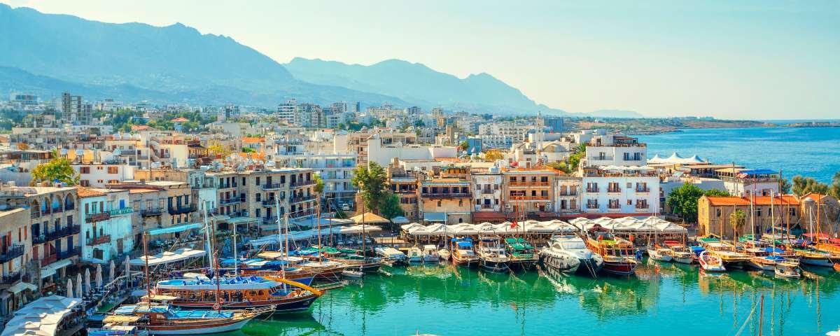 Beautiful harbour town in Cyprus 