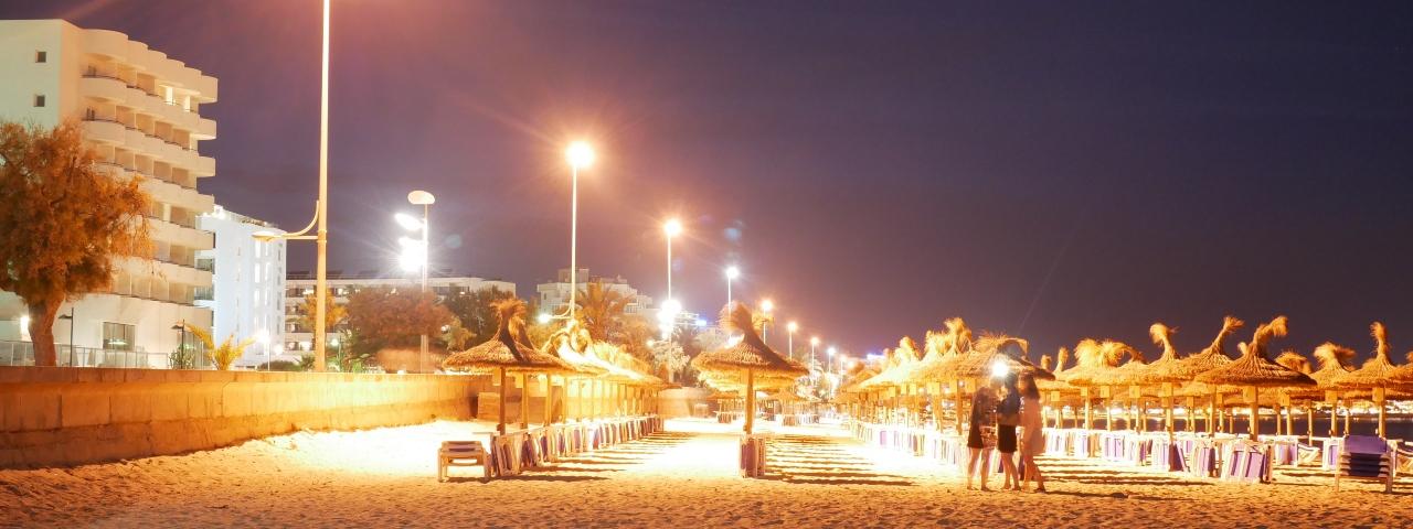  Cala Millor beach at night