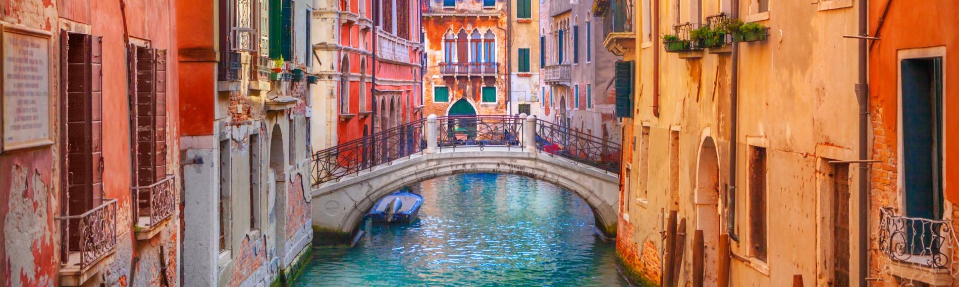 A beautiful street in Venice, Italy