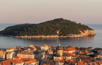 A beautiful view of Lokrum Island from Dubrovnik's Old Town