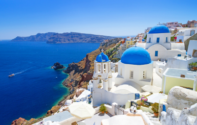 A view of Santorini