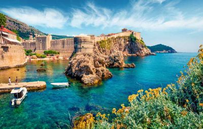 Beautiful scenic view in Dubrovnik