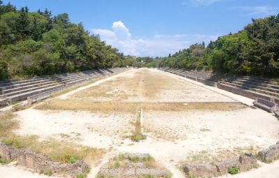 Ancient Olympic Stadium Greece image