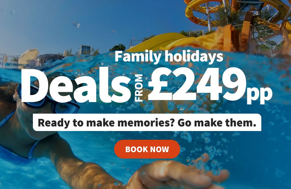 Family holiday! Deals from £249pp. Ready to make memories? Go make them