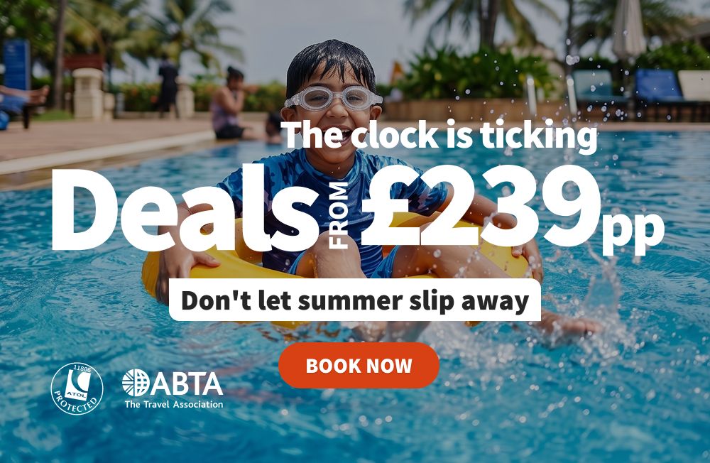 The clock is ticking. Don't let summer slip away. Book now