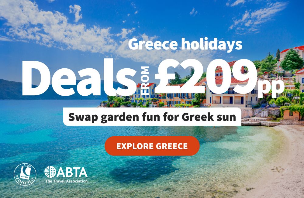 Greece holidays. Deals from £209pp. Swap garden fun for Greek sun. Explore now