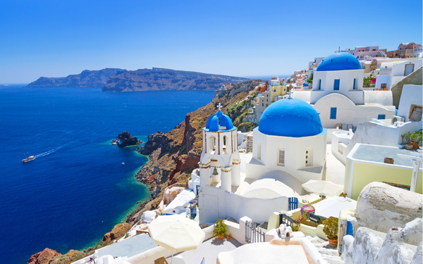 A view of Santorini